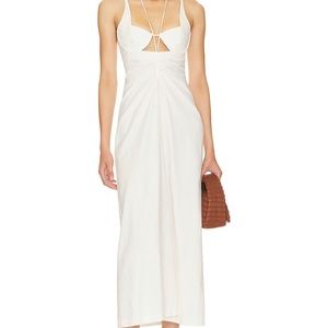 Mallie Maxi Dress in Cream